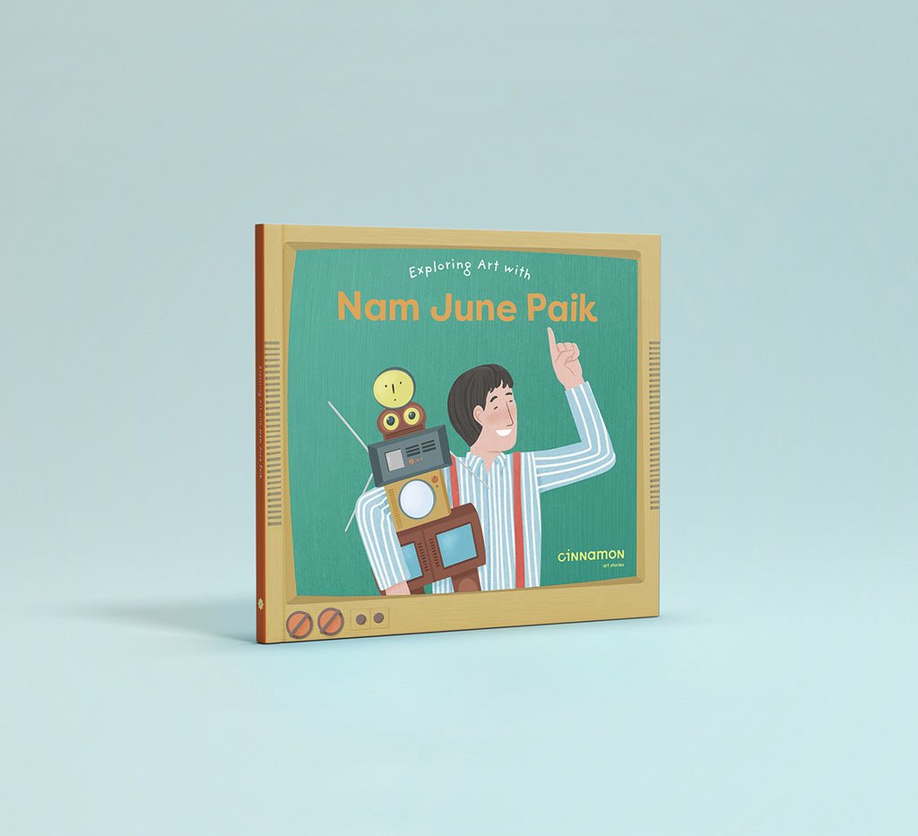 A fun and colorful read-aloud book on Korean artist Nam June Paik. Exploring Art with Nam June Paik shines a spotlight on the Korean artist's integration of electronics into art and nature. Nam June Paik was a pioneer in creating video art and experimenting with new mediums in the 1970s.    Reading level: 5 to 8. Created for children under 12 years old.